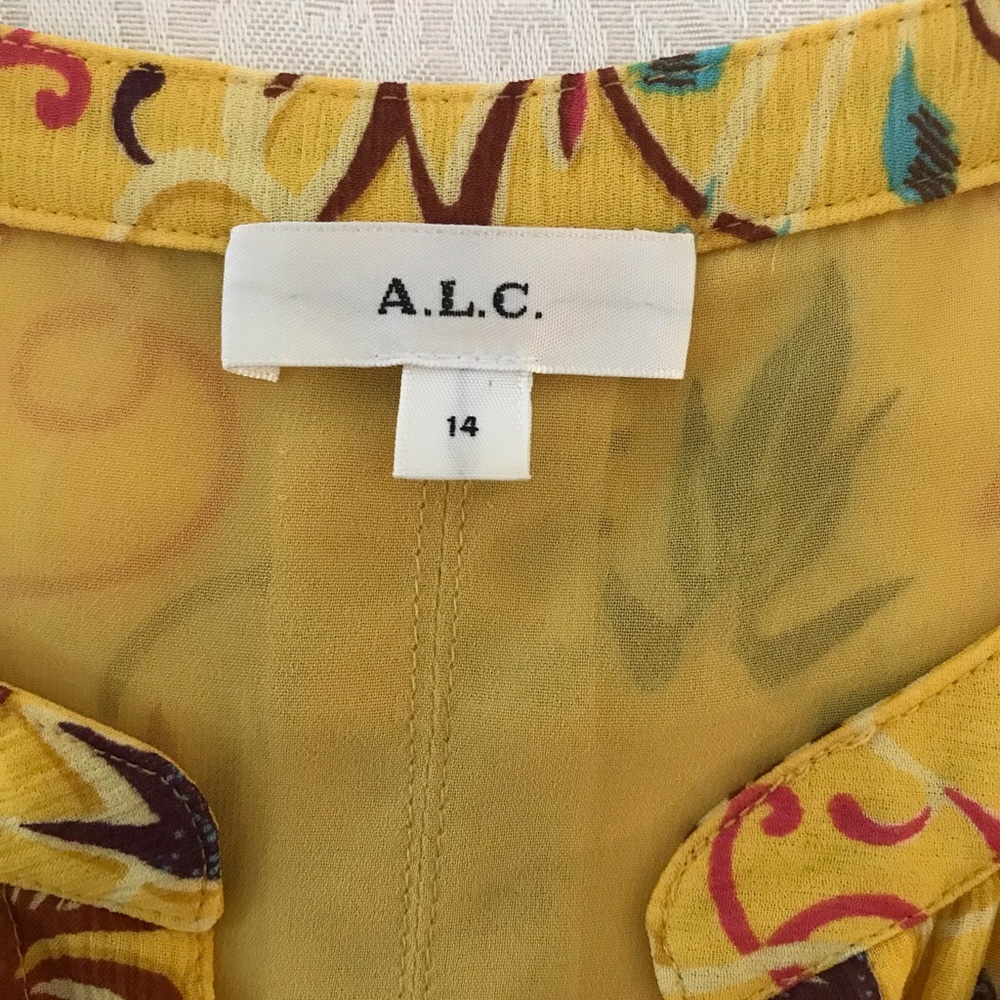 A.L.C. 100% silk top. - Picture 8 of 10